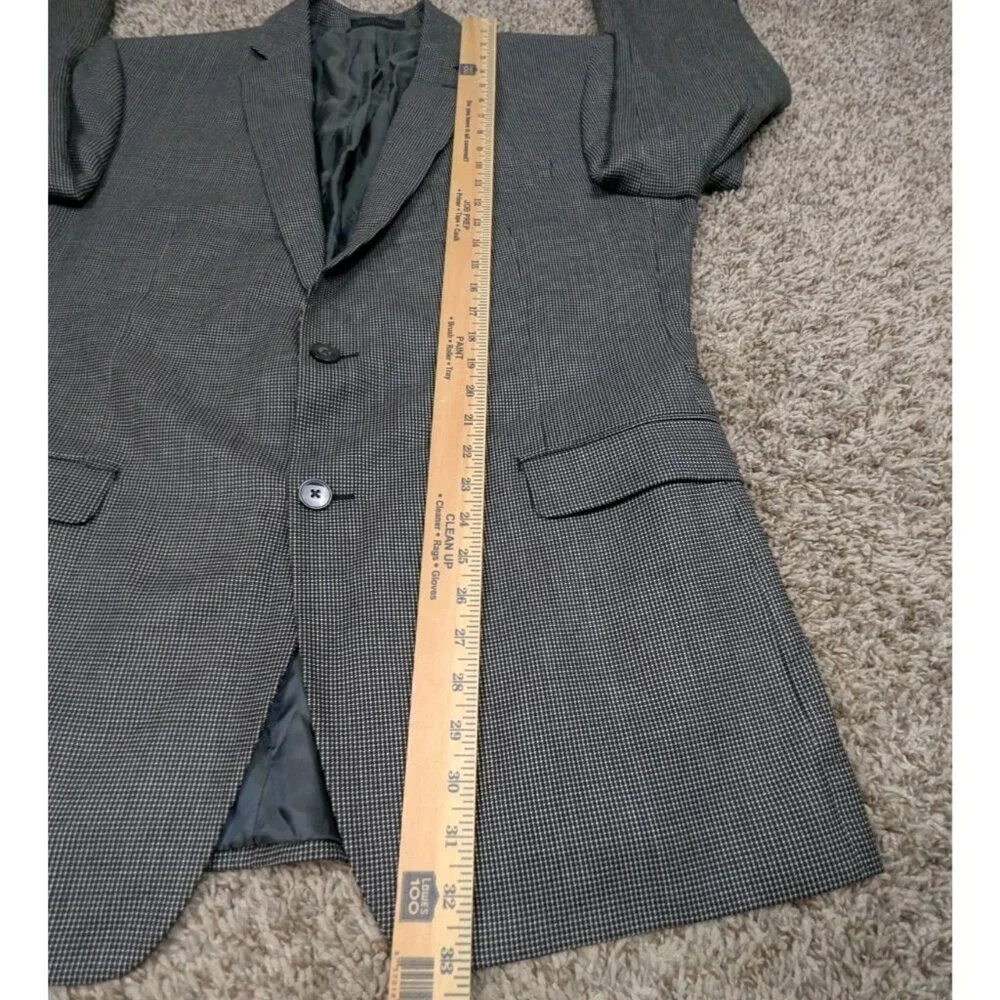 Calvin Klein Blazer Sport Coat Suit Jacket Mens 42L Wool Silk 2 Button